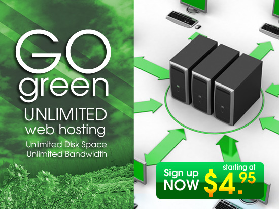 Unlimited Green Hosting Unlimited Green Hosting