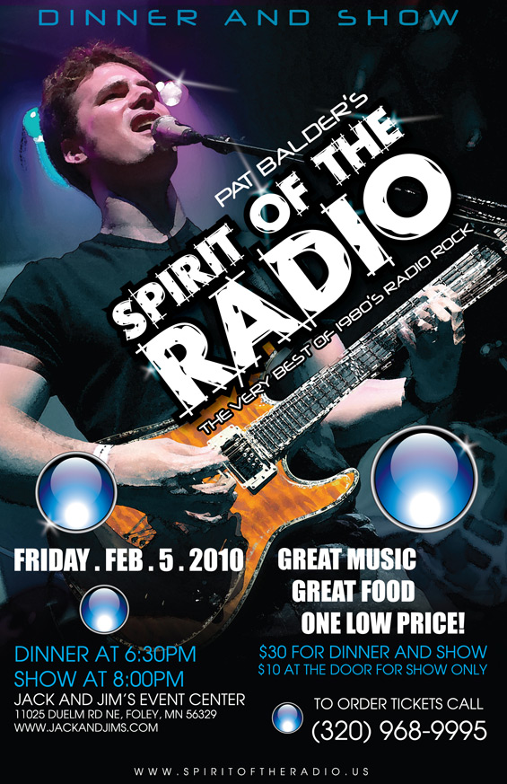 Spirit of The Radio Concert Poster