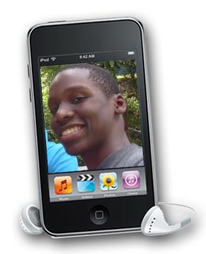 Gerrel Saunders iPod Touch winner