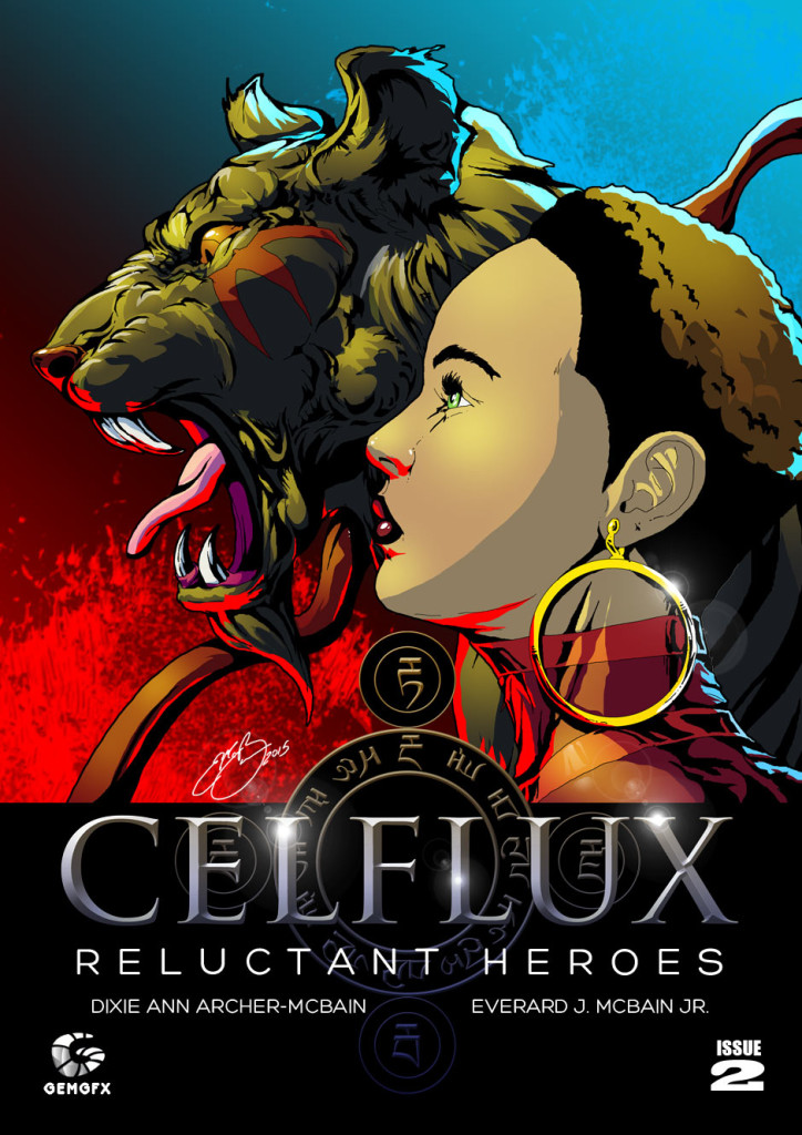 Artwork for Celflux Vol.I, Issue no.2.