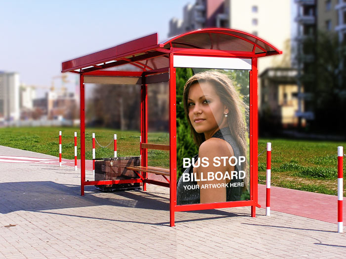 GemGfx Bus Stop Mockup
